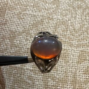 Silver Dragon Breath Ring